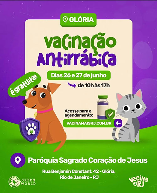 Voz dos Bairros RJ = Vacinação Antirrábica