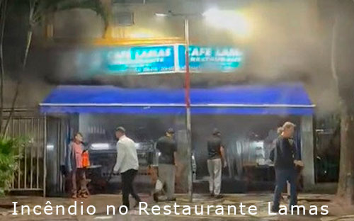 Incendio no Restaurante Lamas